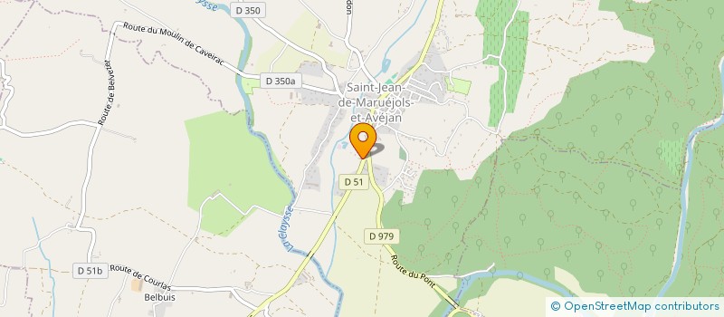 localisation de l'entreprise SCI PETIT CASIMIR  SAINT-JEAN-DE-MARUEJOLS-ET-AVEJAN