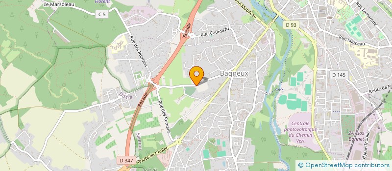 localisation de l'entreprise SCI PETIT CHAMP  SAUMUR