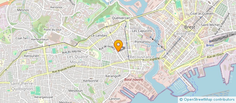 localisation de l'entreprise SCI PETIT CHAT à BREST