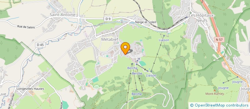 localisation de l'entreprise SCI PETIT DETHUNE  METABIEF