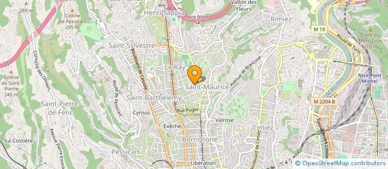 localisation de l'entreprise SCI PETIT DORSEUIL à NICE