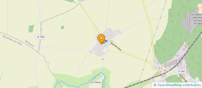 localisation de l'entreprise SCI PETIT ET FILS  SAPONAY