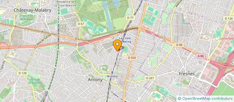 localisation de l'entreprise SCI PETIT FERA BRANCAS à ANTONY