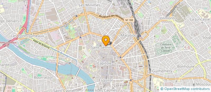 localisation de l'entreprise SCI PETIT FONBEAUZ'ART  TOULOUSE
