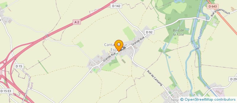 localisation de l'entreprise SCI PETIT FONTAINE  CANTAING-SUR-ESCAUT