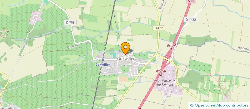 localisation de l'entreprise SCI PETIT FOUR  GOXWILLER
