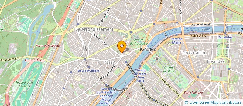 localisation de l'entreprise SCI PETIT FOURCADE  PARIS