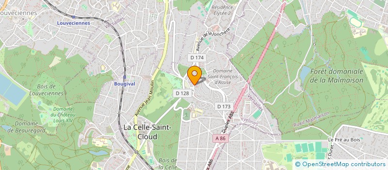 localisation de l'entreprise SCI PETIT GARCHES  LA CELLE-SAINT-CLOUD