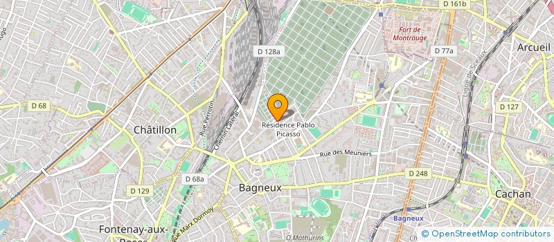 localisation de l'entreprise SCI PETIT GARLANDE à BAGNEUX