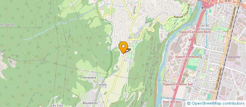 localisation de l'entreprise SCI PETIT INDIEN à SEYSSINS