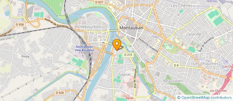 localisation de l'entreprise SCI PETIT JEAN  MONTAUBAN