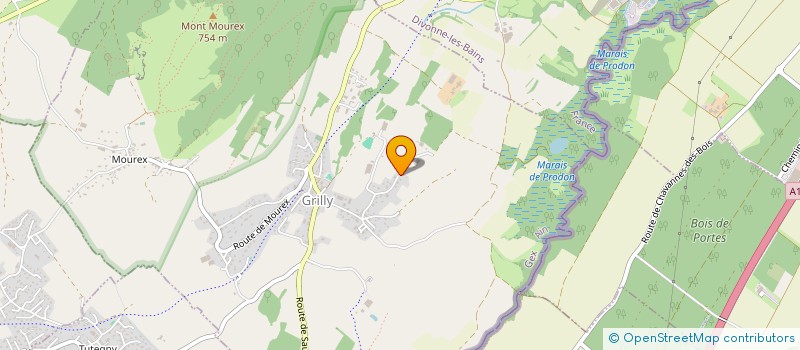 localisation de l'entreprise SCI PETIT LADAK  GRILLY