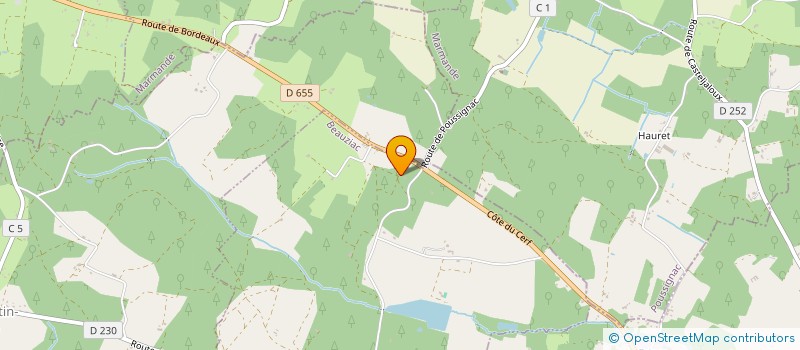 localisation de l'entreprise SCI PETIT NOEL  BEAUZIAC