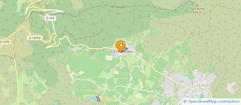 localisation de l'entreprise SCI PETIT PARADIS  CLARET