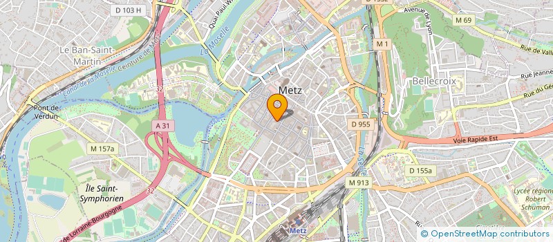 localisation de l'entreprise SCI PETIT PARIS à METZ