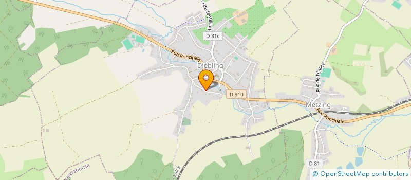 localisation de l'entreprise SCI PETIT PARIS  DIEBLING