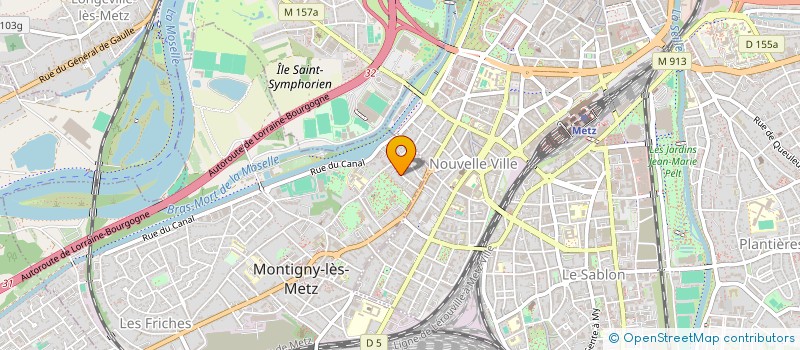 localisation de l'entreprise SCI PETIT PARIS N 1 à MONTIGNY-LES-METZ