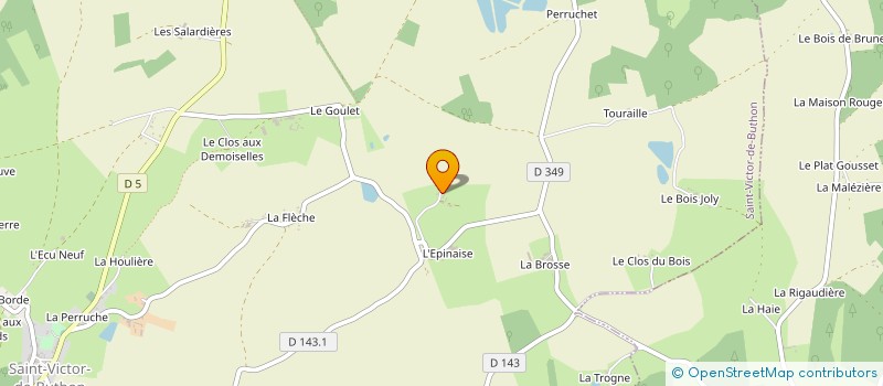 localisation de l'entreprise SCI PETIT PECHEUR à SAINT-VICTOR-DE-BUTHON