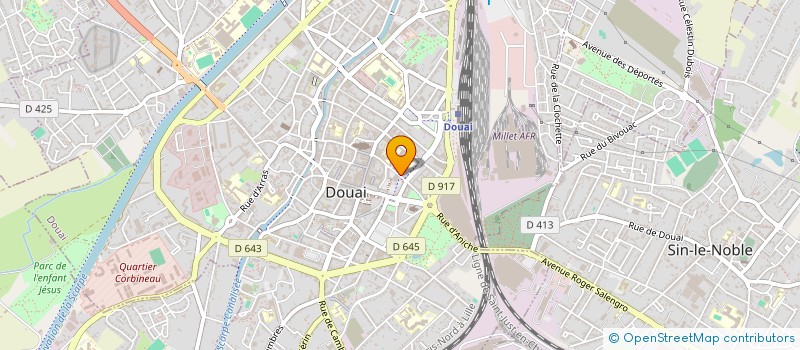localisation de l'entreprise SCI PETIT PIED IMMOBILIER à DOUAI