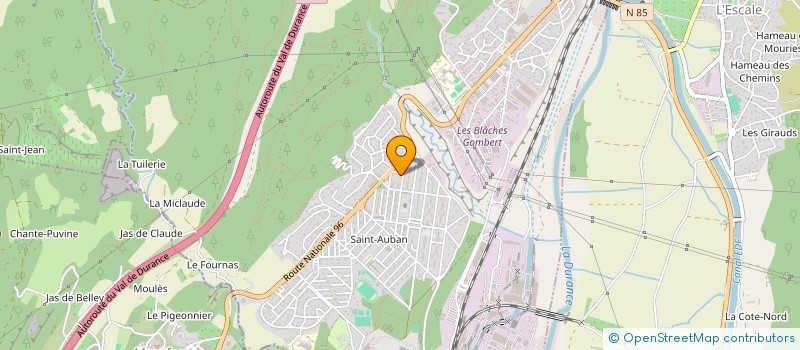 localisation de l'entreprise SCI PETIT POIS  CHATEAU-ARNOUX-SAINT-AUBAN