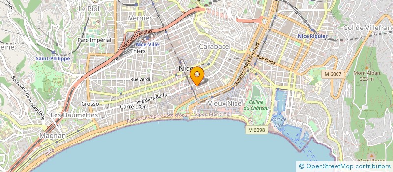 localisation de l'entreprise SCI PETIT PRINCE à NICE