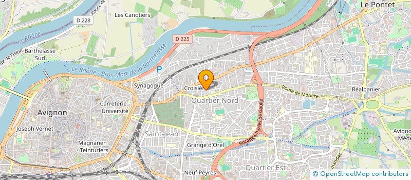 localisation de l'entreprise SCI PETIT-RAMETTE  AVIGNON