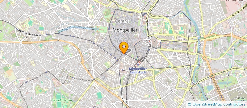 localisation de l'entreprise SCI PETIT TABAC  MONTPELLIER