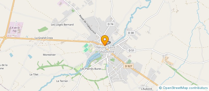 localisation de l'entreprise SCI PETIT TERTRE à NEUVY-SAINT-SEPULCHRE