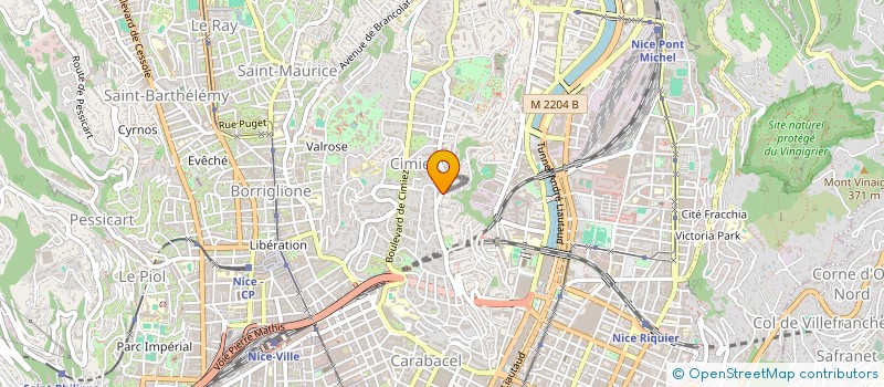 localisation de l'entreprise SCI PETIT TOINE  NICE