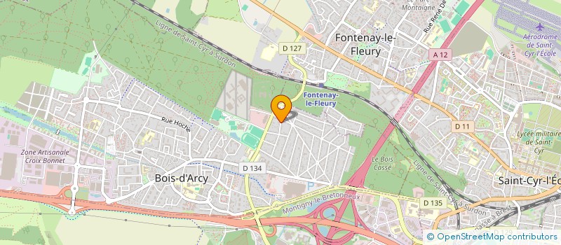 localisation de l'entreprise SCI PETIT TRIANON LA SEIGNEURIE  BOIS D'ARCY