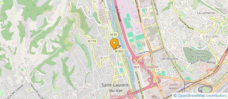 localisation de l'entreprise SCI PETIT ZEPI à SAINT-LAURENT-DU-VAR