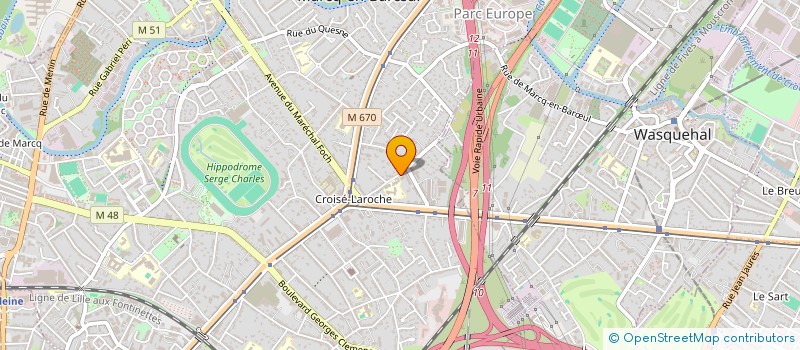localisation de l'entreprise SCI PETITCAR à MARCQ-EN-BARŒUL