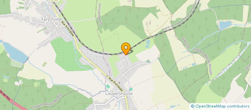 localisation de l'entreprise SCI PETITE AMERIQUE  LOUPERSHOUSE