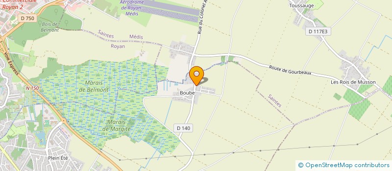 localisation de l'entreprise SCI PETITE COTE SAINT JACQUES  SAINT-GEORGES-DE-DIDONNE