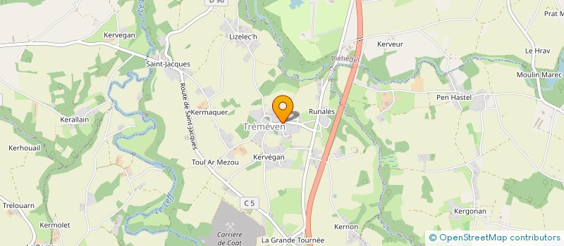 localisation de l'entreprise SCI PETITE ET GRANDE BRETAGNE  SAINT-GILLES-LES-BOIS