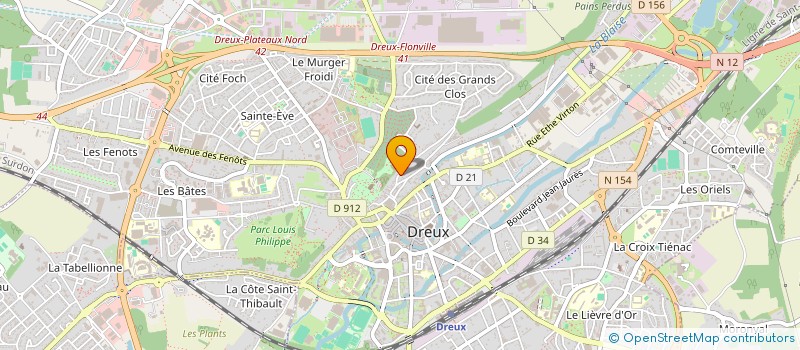 localisation de l'entreprise SCI PETITE FALAISE à DREUX