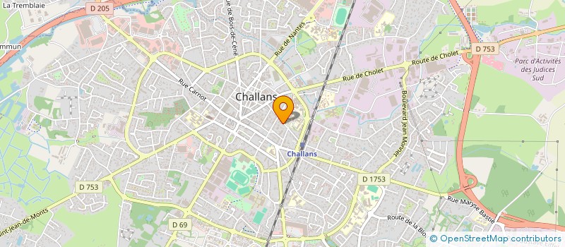 localisation de l'entreprise SCI PETITE FOLIE à CHALLANS