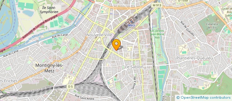 localisation de l'entreprise SCI PETITE ILE  LONGEVILLE-LES-METZ