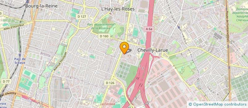 localisation de l'entreprise SCI PETITE LUNE  CHEVILLY-LARUE