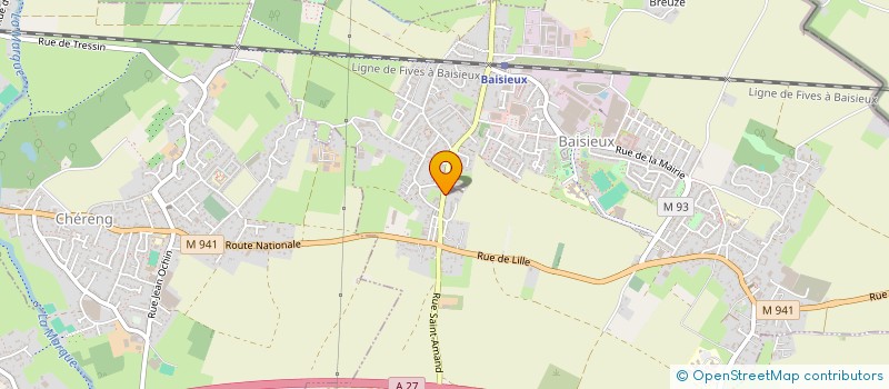 localisation de l'entreprise SCI PETITE MAISON DANS LA PRAIRIE  BAISIEUX