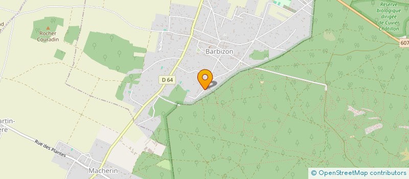 localisation de l'entreprise SCI PETITE MARIE  BARBIZON