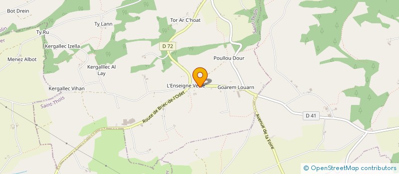 localisation de l'entreprise SCI PETITE PLAISANCE  SAINT-THOIS