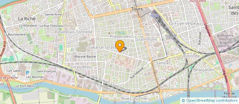 localisation de l'entreprise SCI PETITE QUENOTTE  TOURS