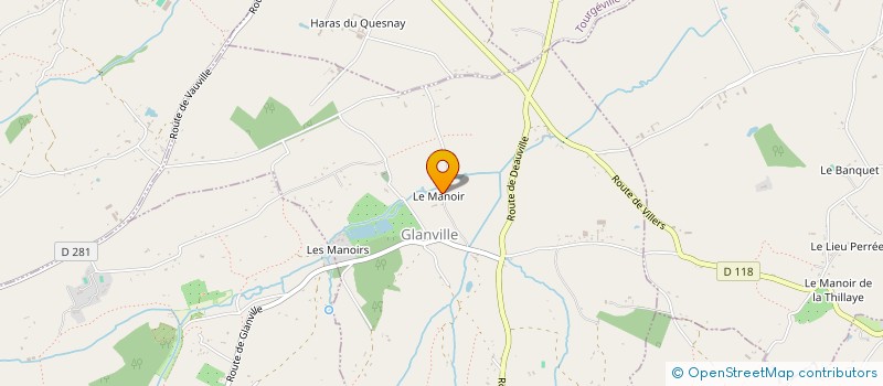 localisation de l'entreprise SCI PETITE RIVIERE  GLANVILLE