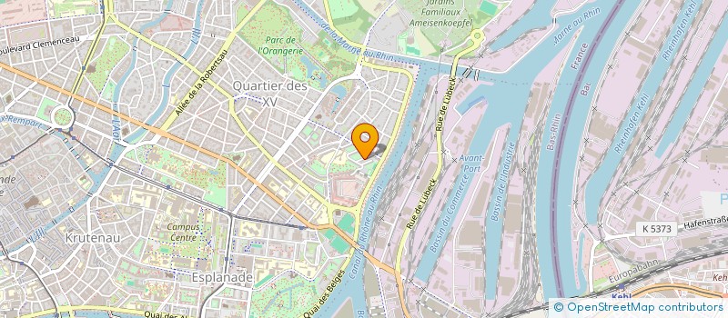 localisation de l'entreprise SCI PETITE ROBERTSAU  STRASBOURG