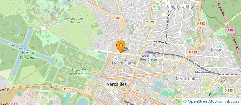localisation de l'entreprise SCI PETITE ROCHE à VERSAILLES