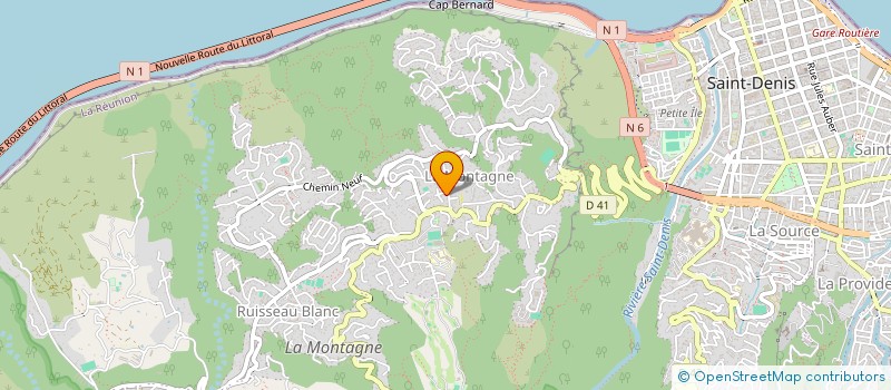 localisation de l'entreprise SCI PETITE ROCHE à SAINT-DENIS
