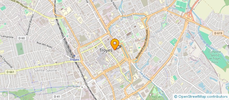 localisation de l'entreprise SCI PETITE TANNERIE  TROYES