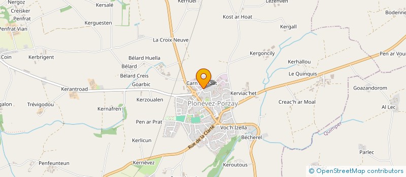 localisation de l'entreprise SCI PETITEOURSE  PLONEVEZ-PORZAY