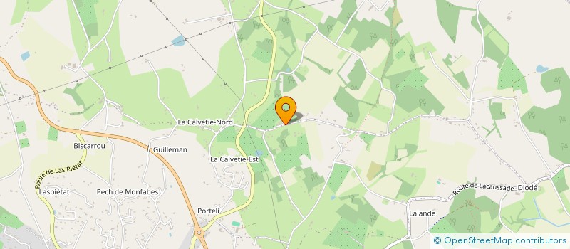 localisation de l'entreprise SCI PETITES FLEURS AU COEURS MERVEILLEUX  VILLENEUVE SUR LOT